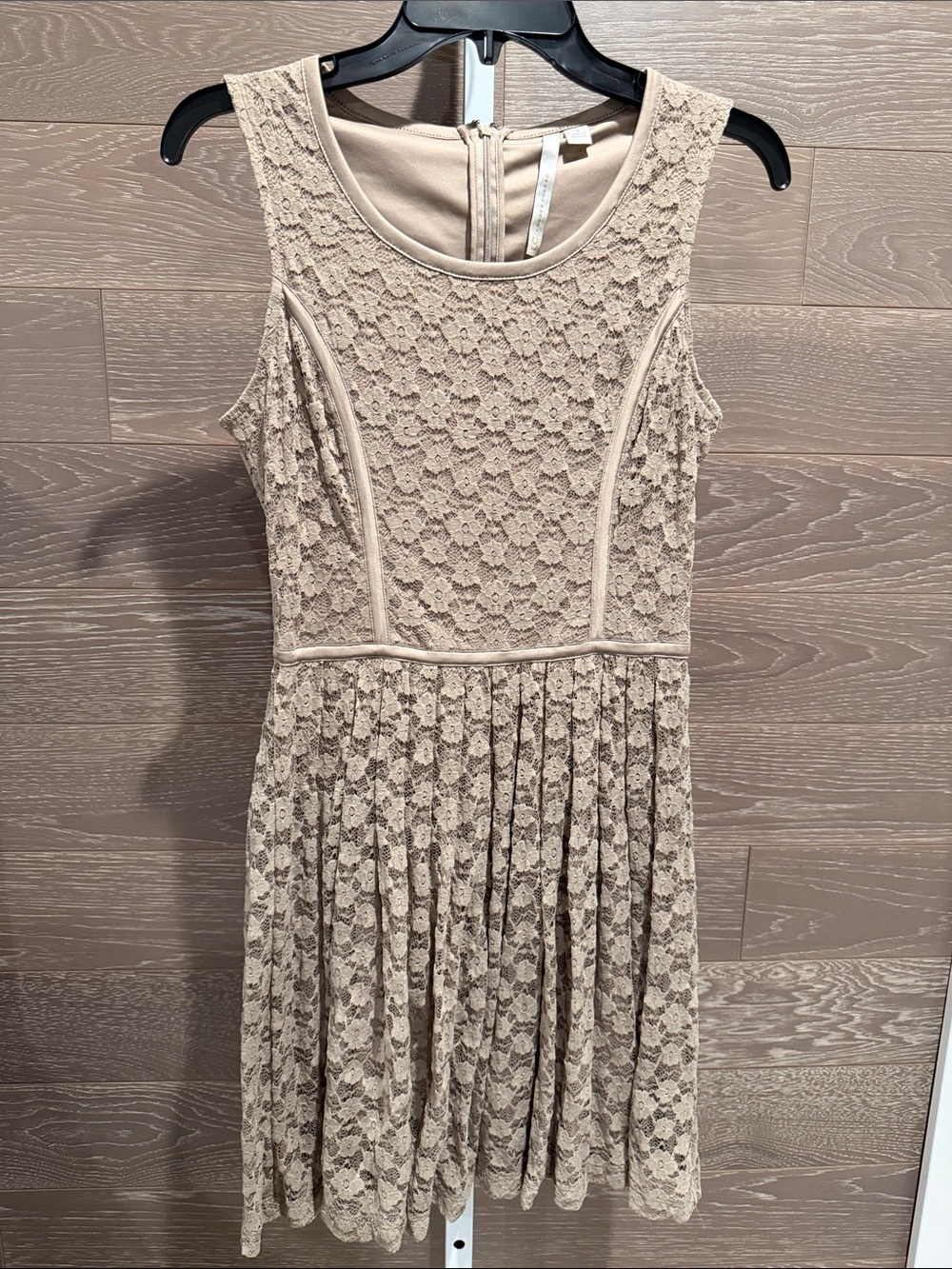 Lace Fit-and-Flare Dress